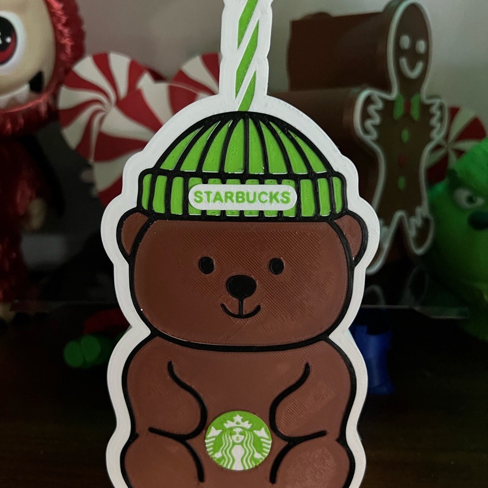 Starbucks teddy Bear Bath & Body Work Soap holder